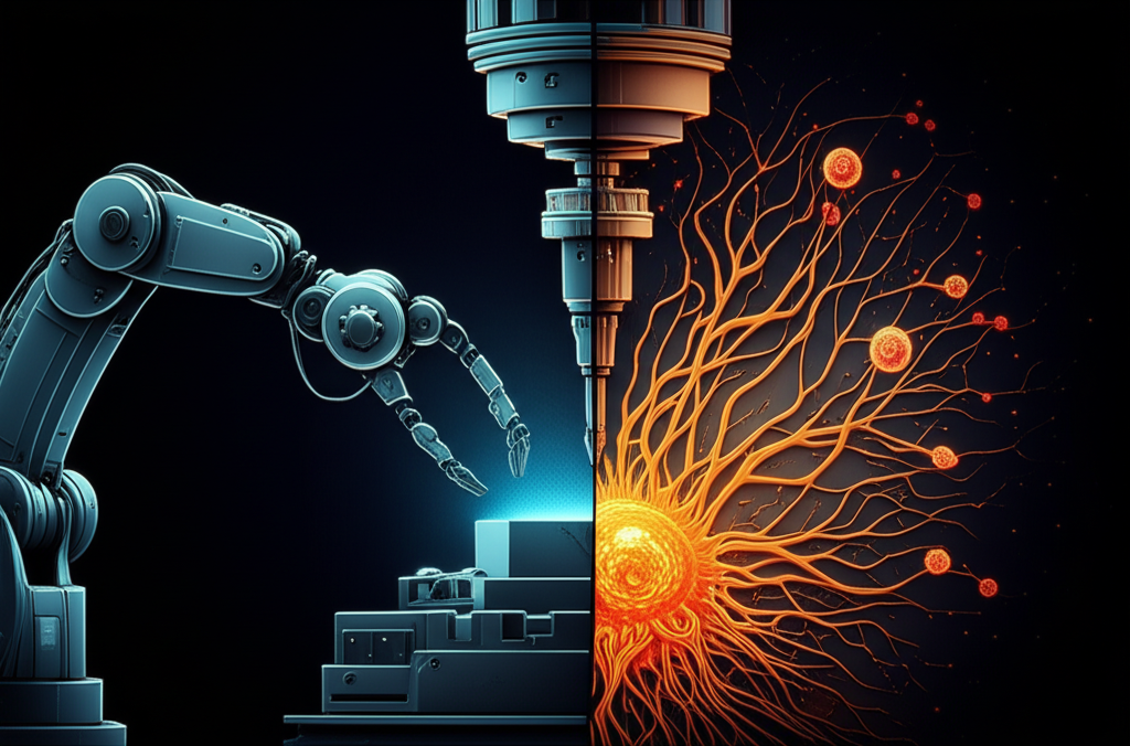 Assembly vs Growth: The Fundamental Divide Between Robots and Life