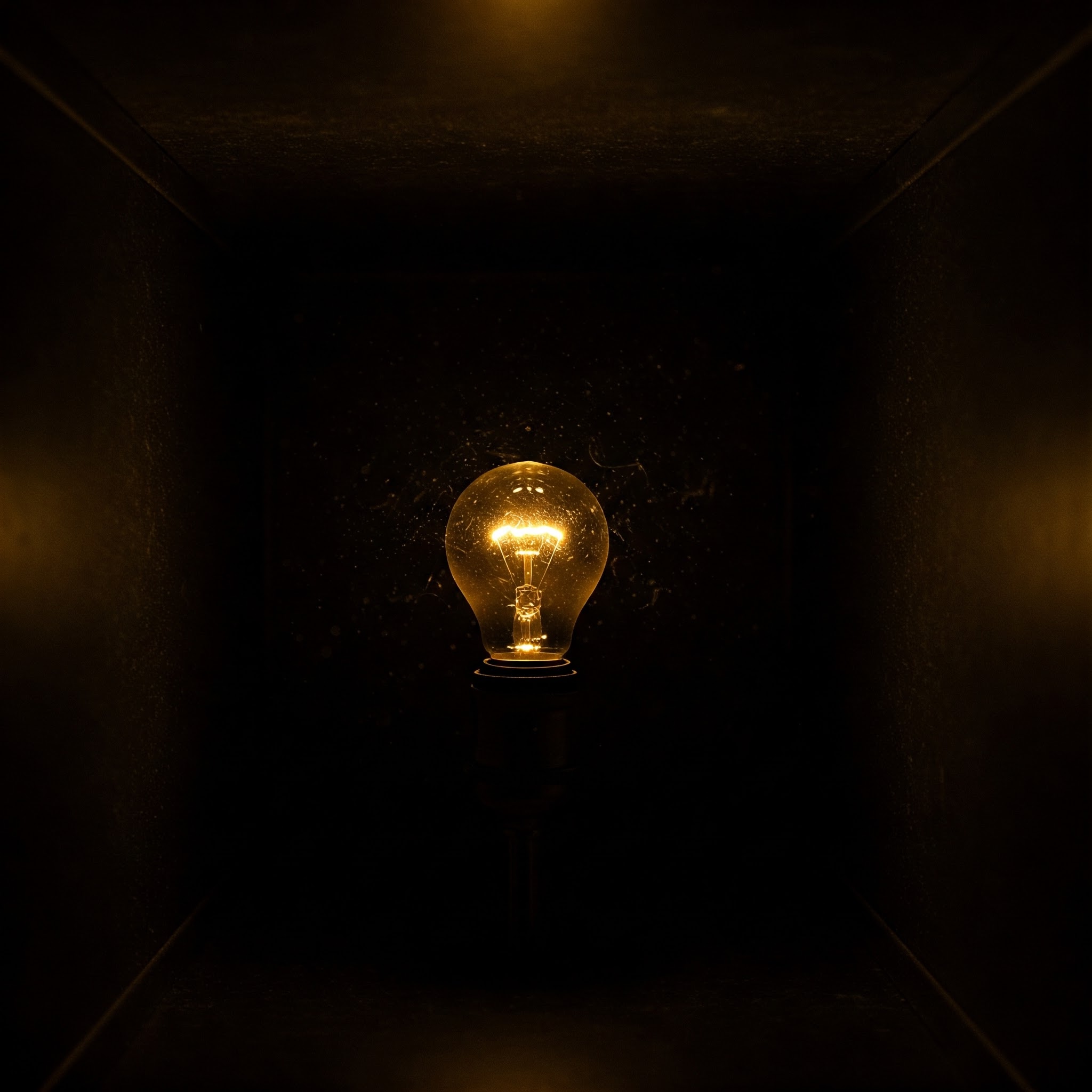 A Light Bulb in an Empty Closet
